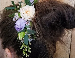 decoration florales chignon à La Suze-sur-Sarthe près d'Allones dans la Sarthe 72