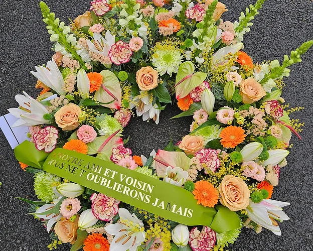 fleruiste deuil à La Suze-sur-Sarthe près d'Allones dans la Sarthe 72