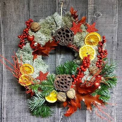 fleuriste noel à La Suze-sur-Sarthe près d'Allones dans la Sarthe 72
